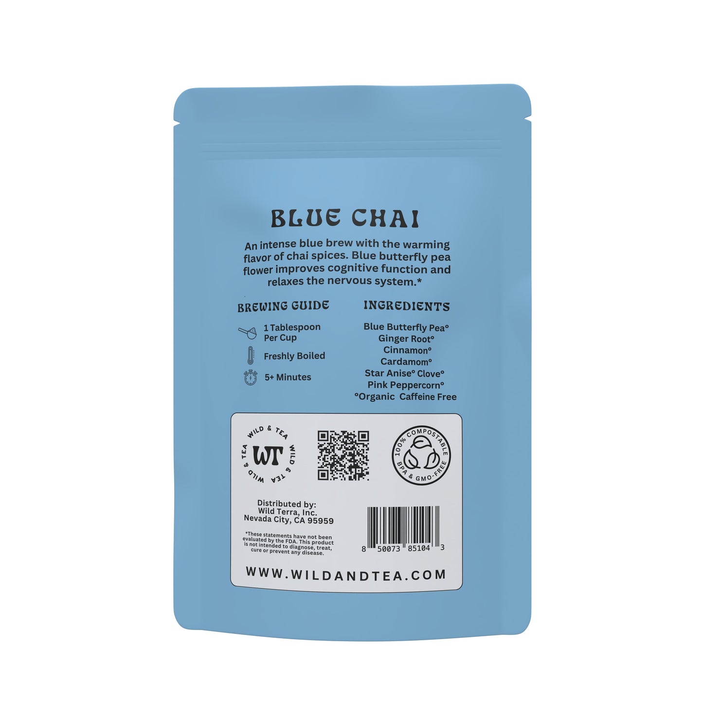 Blue Chai Herbal Tea